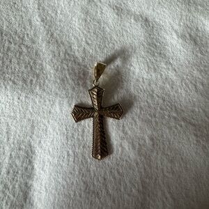 Elegant Gold Cross Pendant